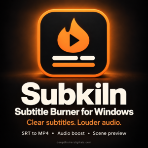 Subkiln – Subtitle Burner for Windows